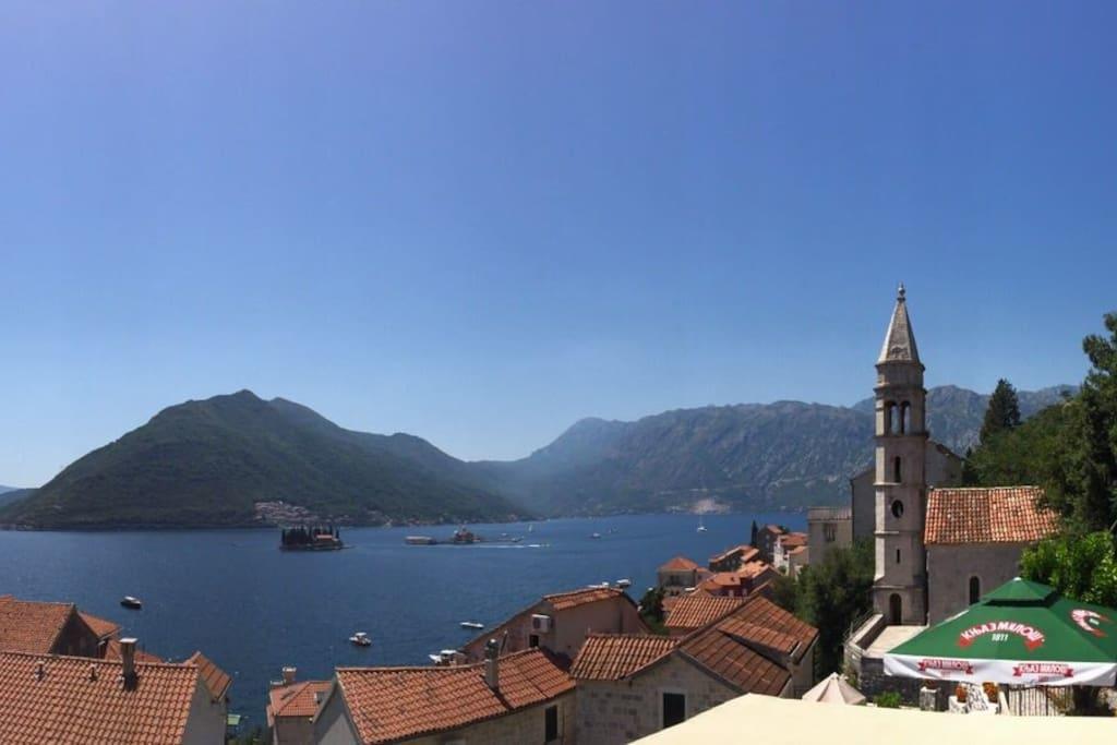 Bella Vista Zmukic Apartment Perast Exterior photo